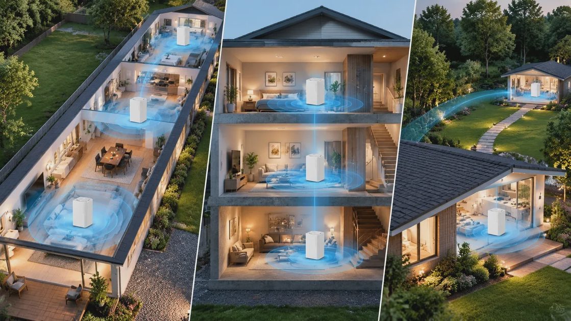 When Mesh Is the Right Tool Mesh shines in long ranch houses, multi-story homes with thick floors, and houses with additions that sit far from the main living area.